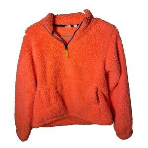 Gap Kids Fleece Sweater Girls Pink‎ Large Fuzzy Soft XXL 14-16
